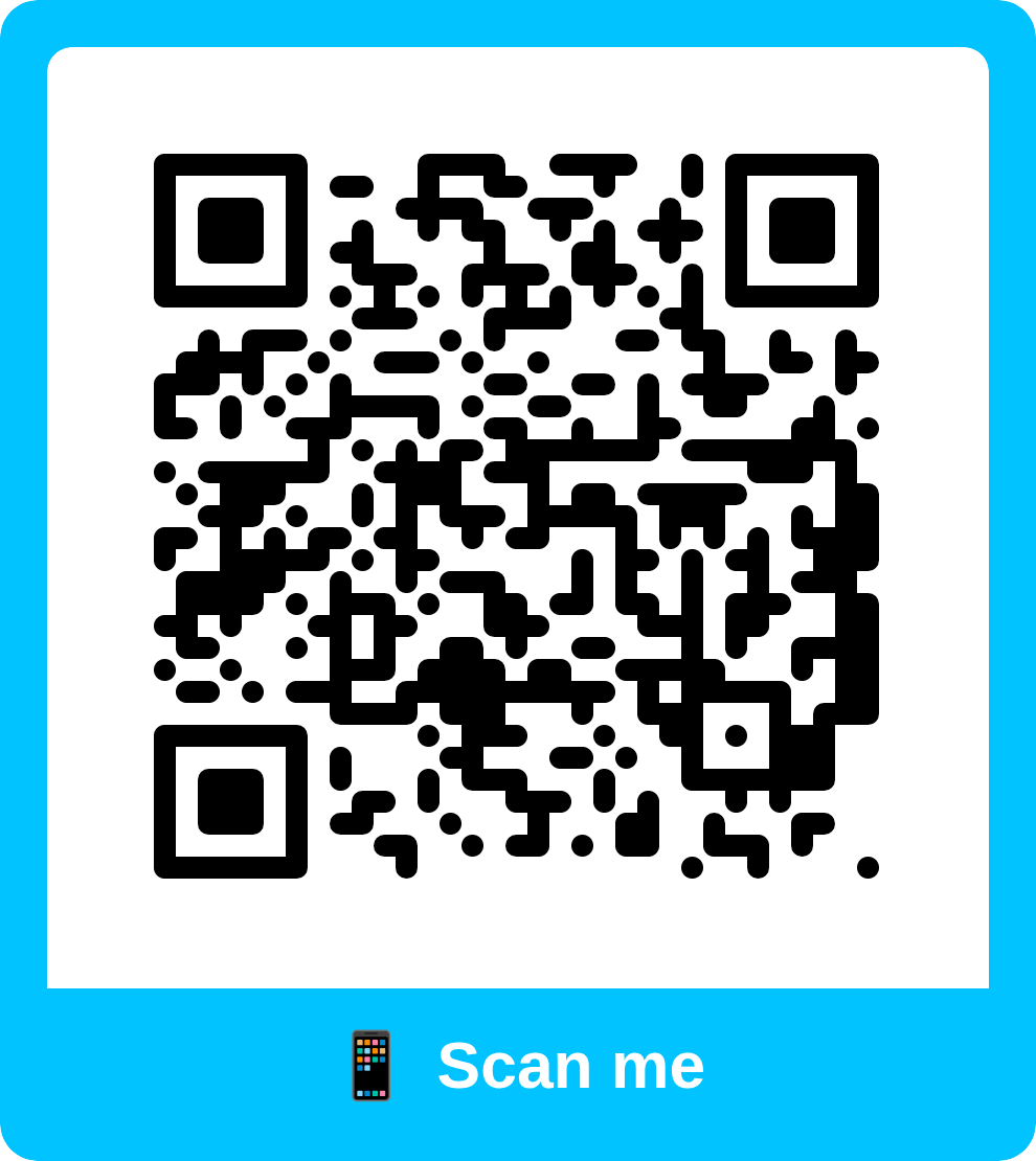 Scanner pour visiter notre page Facebook